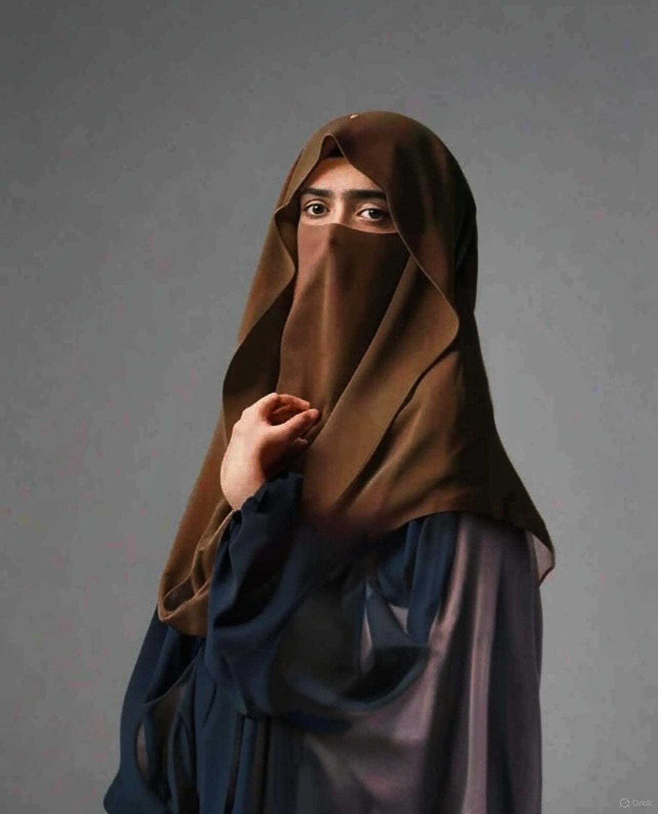 MISRI HIJAB - BROWN