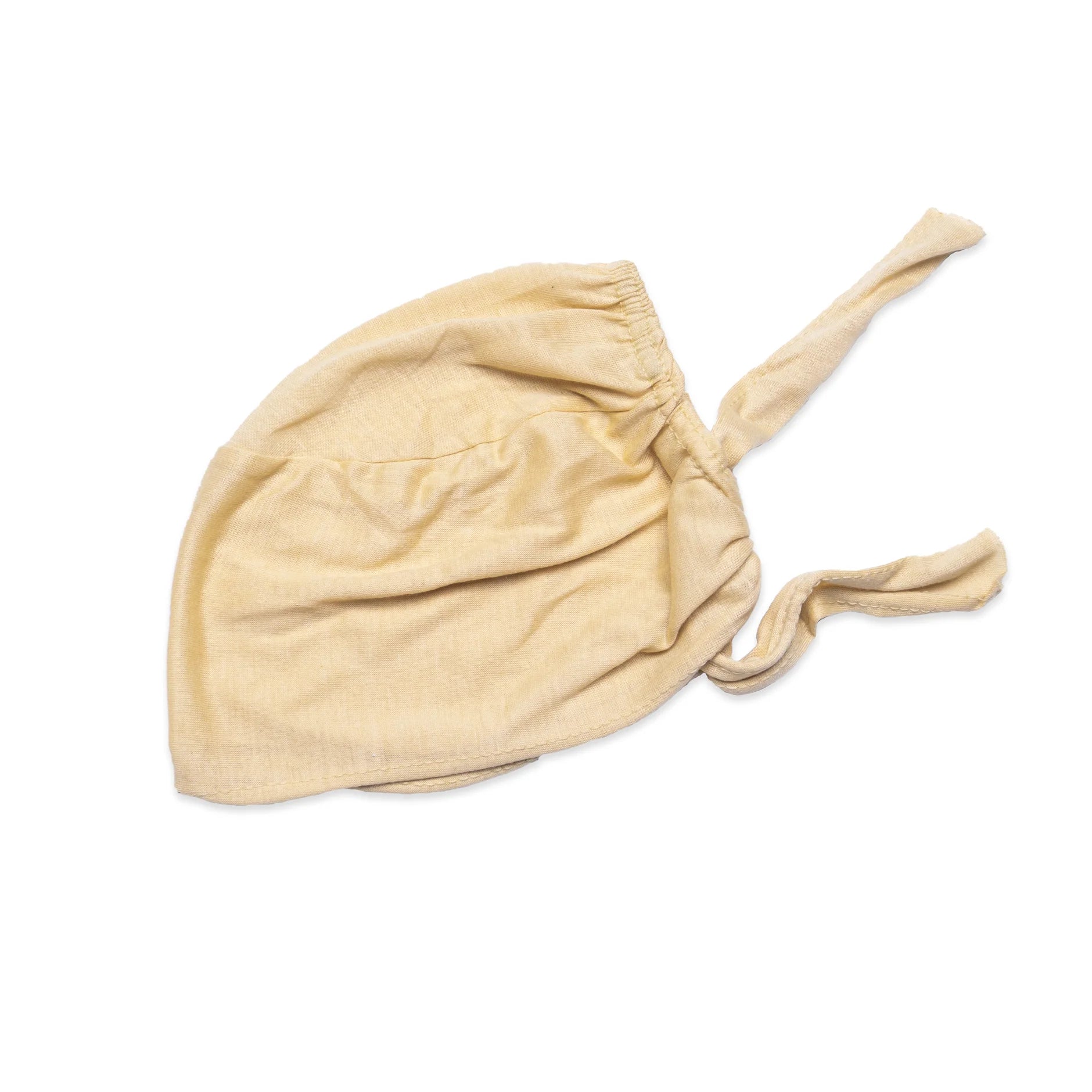 TIE BACK CAP - BEIGE