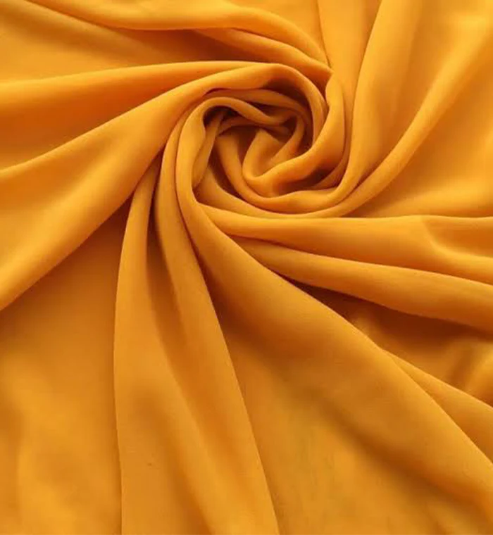 PLAIN GEORGETTE HIJAB - MUSTARD