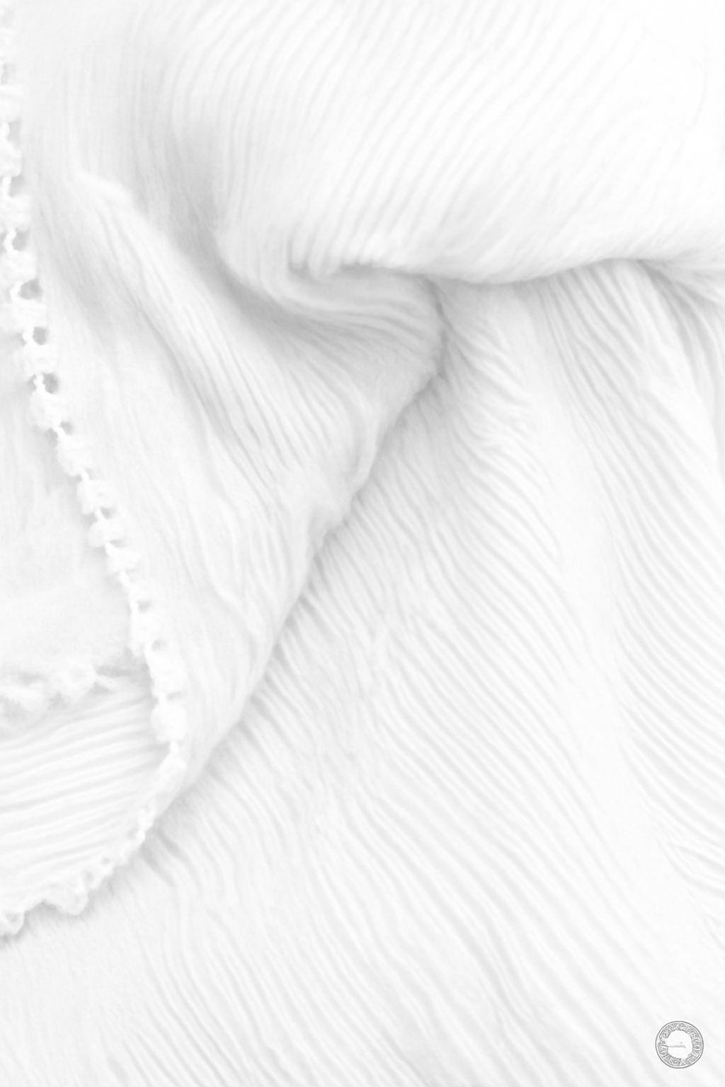 WRINKLED LAWN WITH LACE