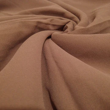PLAIN GEORGETTE HIJAB - BABY BROWN