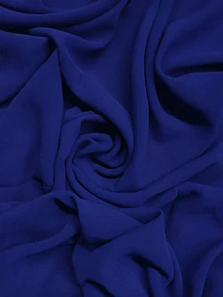 PLAIN GEORGETTE HIJAB - ROYAL BLUE