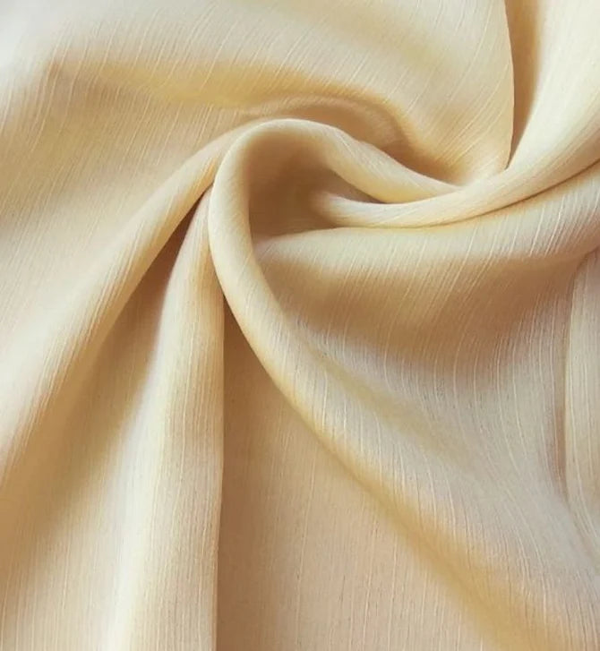 CRINKLE SILK HIJAB - LEMON
