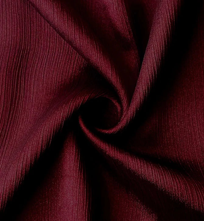 CRINKLE SILK HIJAB - MAROON