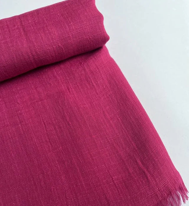 TURKISH LAWN HIJAB - SHOCKING PINK
