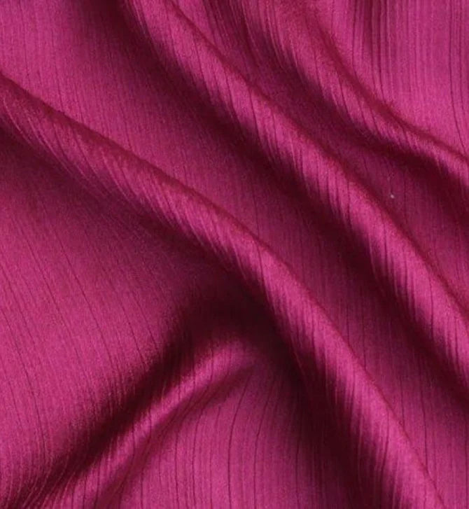 CRINKLE SILK HIJAB -  SHOKING PINK