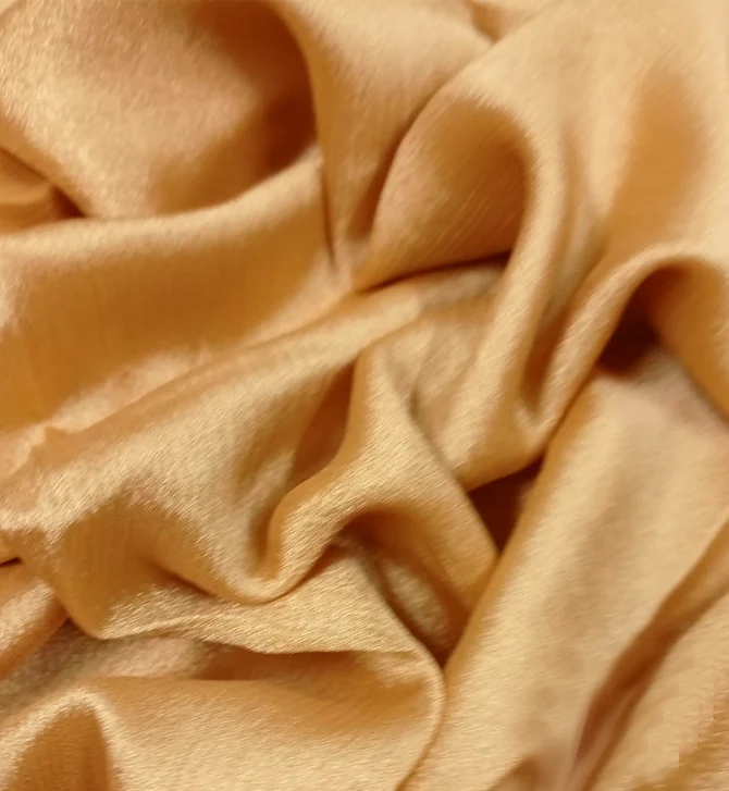 CRINKLE SILK HIJAB -  SUNSHINE